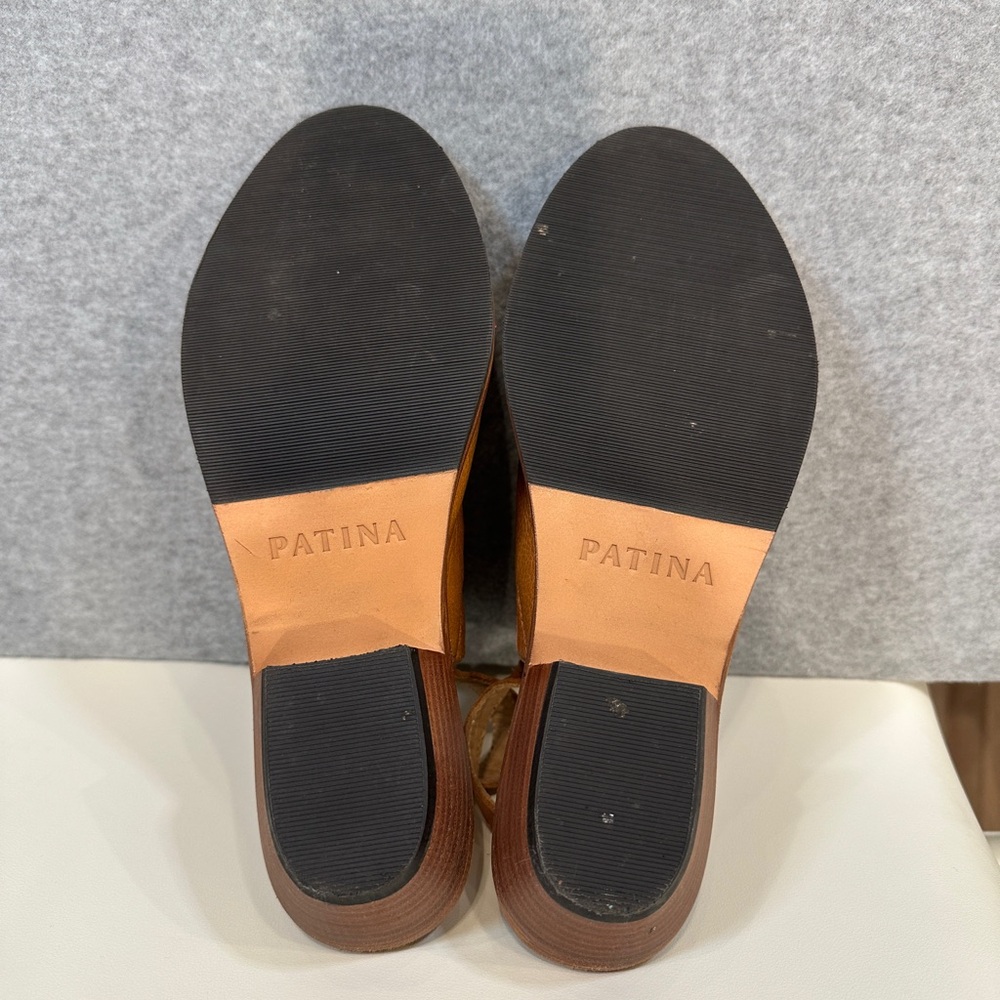 Patina Leather Sandals - Picture 8 of 8